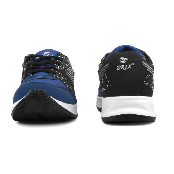 ZX 11 Mens Black & Royal Blue Shoes 02