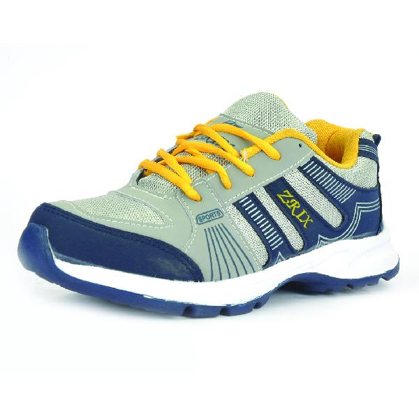 ZX 16 Mens Blue & Yellow Shoes 02