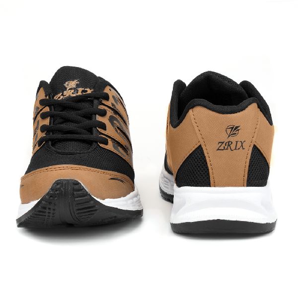 ZX-28 Tan Black Shoes 01