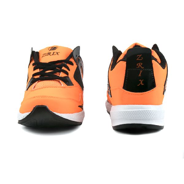 ZX-503 Black & Orange Shoes 02