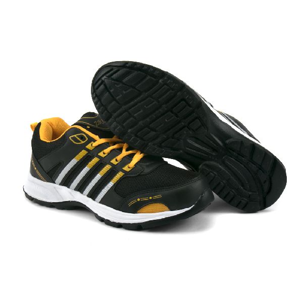 ZX 8 Mens Black & Yellow Shoes 04
