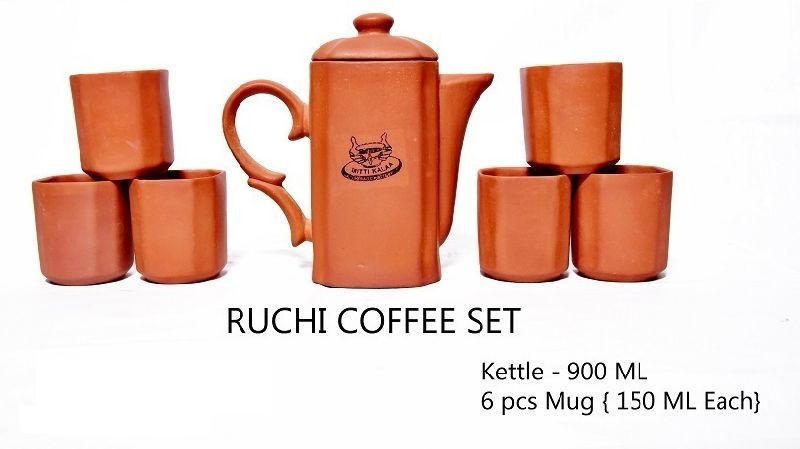 Ruchi Clay Coffee Set
