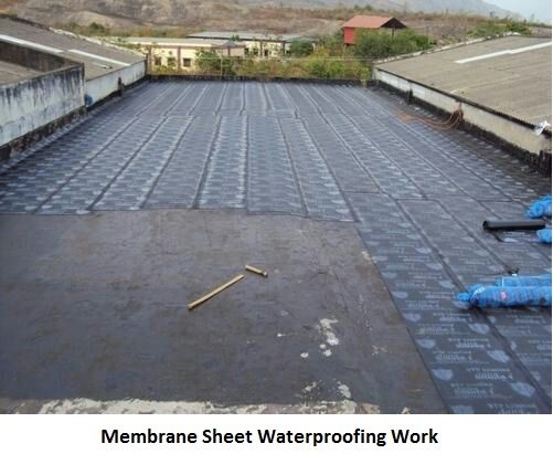 membrane sheet waterproofing work in thane india waterproof sheet membrane