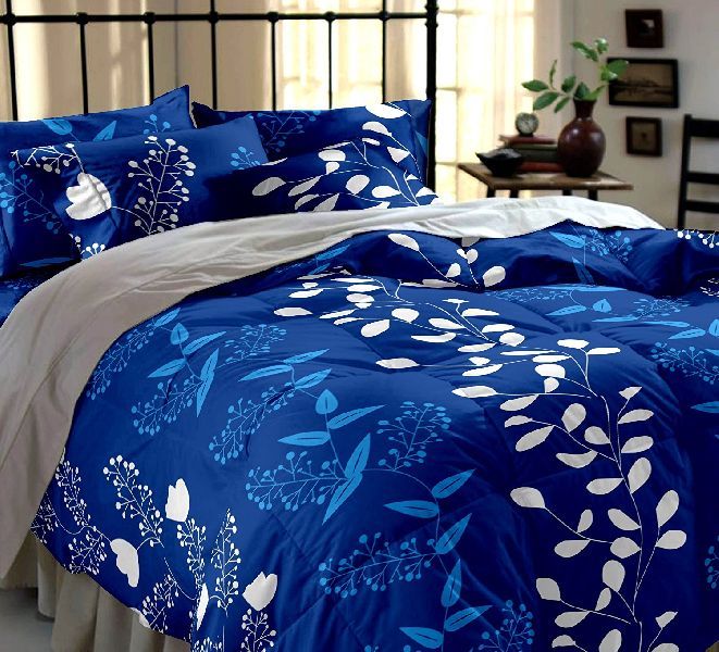 Cotton Printed Double Bed Sheet Set 01