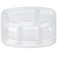 Disposable Compartment Paper Plate 01