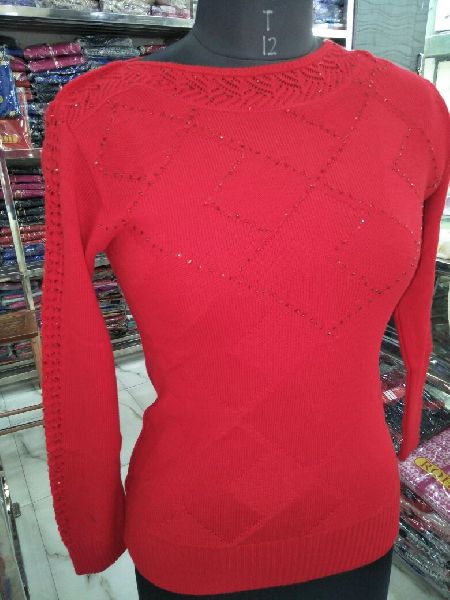 Red Ladies Sweater