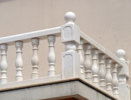 Off White Marble Balusters