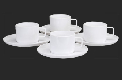 Polycarbonate Cup Set with Plates