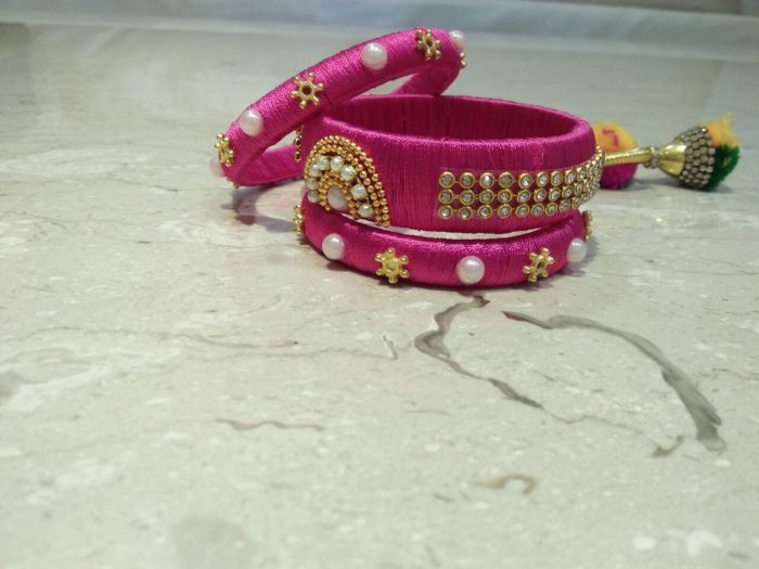 Silk Thread Bangles 01