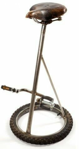 antique metal bar stool