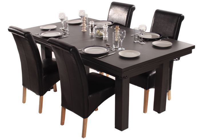 Wooden Dining Table Set 03