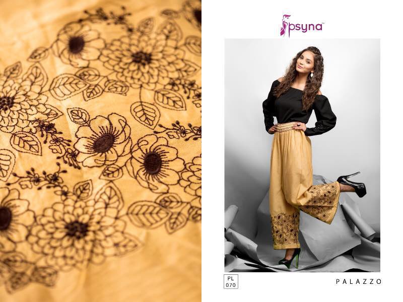 Embroidered Palazzo Pant 05