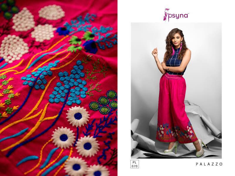 Embroidered Palazzo Pant 06