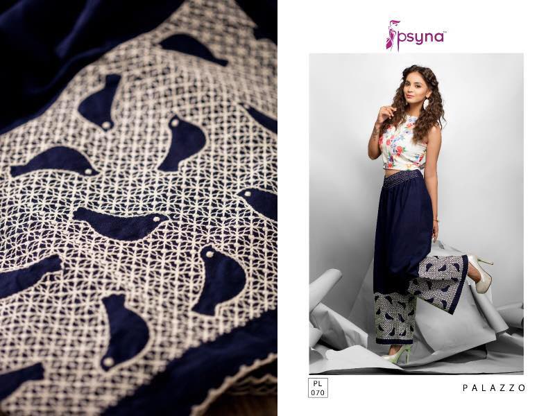 Embroidered Palazzo Pant 08