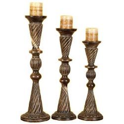 Wooden Candle Stands 01