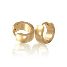 Mens Gold Bali Earring 02