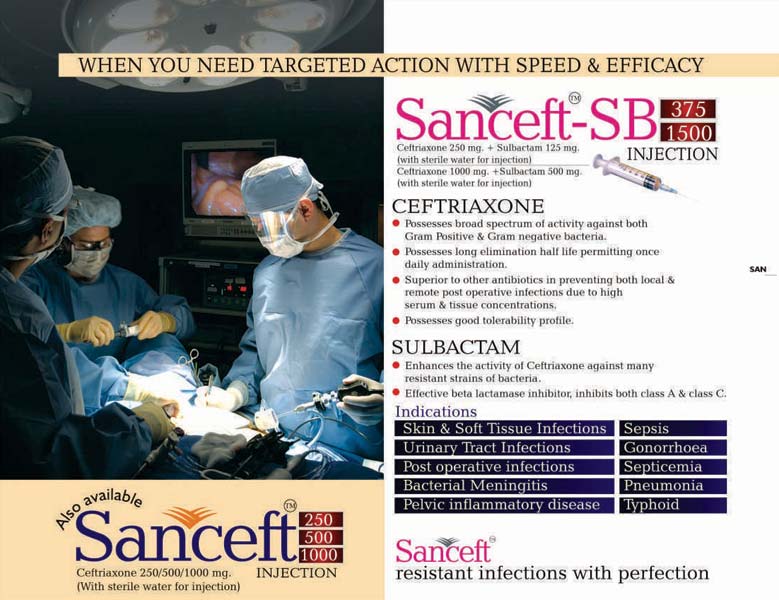 Sanceft-SB Injection