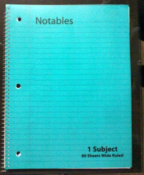 Spiral Bound Ruled Notebooks