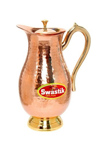 Surahi Shaped Copper Jug