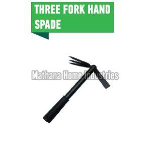 Three Fork Hand Spade