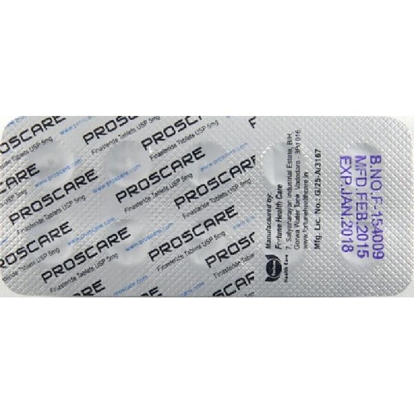 Proscare 5mg Tablets