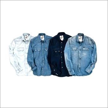 Mens Denim Full Sleeves Shirt 01