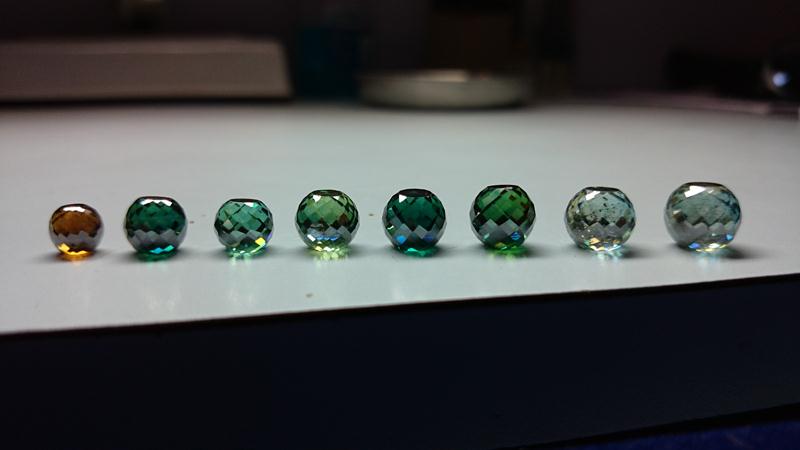 Moissanite Round Beads 01