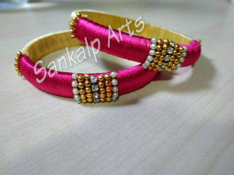 Casual Silk Thread Bangle 05