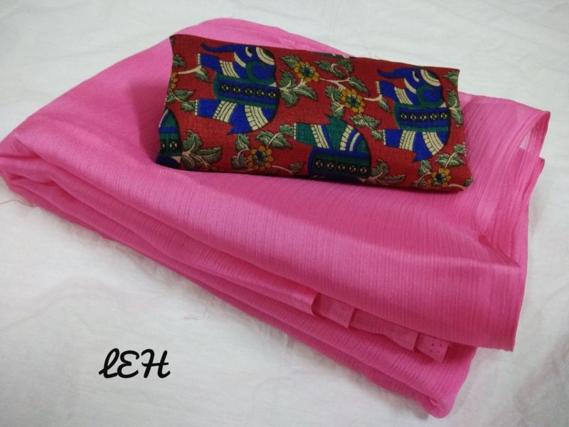 Plain Jaljet Saree 08