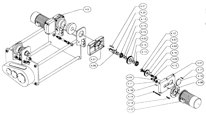 Electric Wire Rope Hoist Guide >> Details of C.T. Gear Box