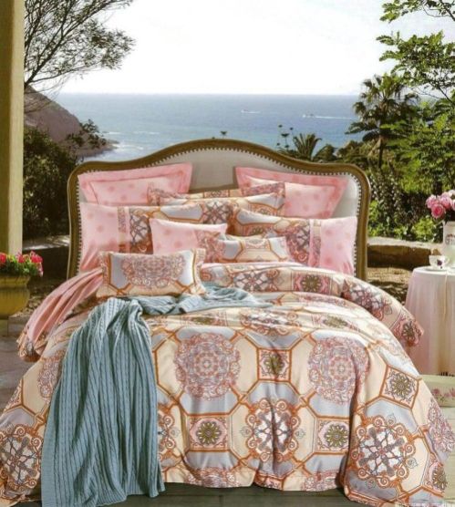 SKU: ALL2_4 - Malako Allure King Size Cotton Bed Sheet