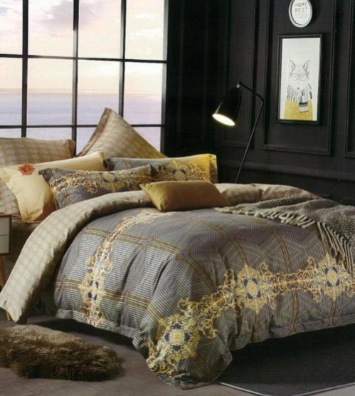 SKU: ALL2_5 - Malako Allure King Size Cotton Bed Sheet