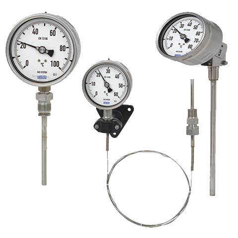 Gas Actuated Thermometers