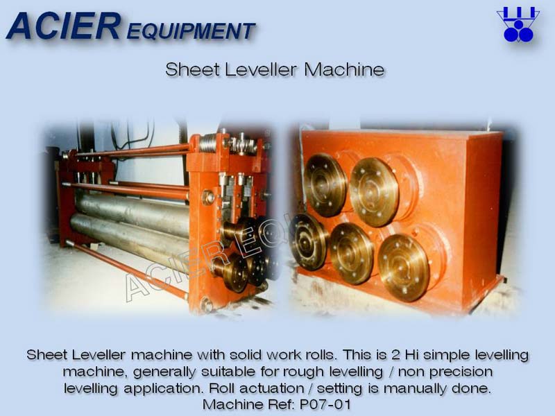 Sheet Leveler Machine