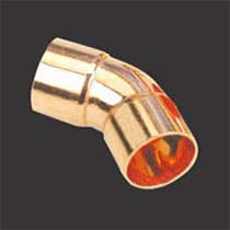 Copper Elbow 45 Degree Short Radius
