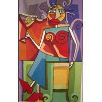Picasso Chain Stitched Rug 04