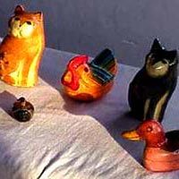 Paper Mache Animal Statues