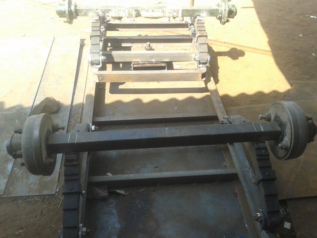 Genset 4 Wheel Trolley Chassis