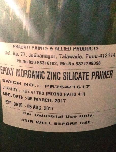 Epoxy Inorganic Zinc Silicate