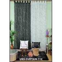 Embroidered Cotton Curtain (UBS-Curtain-112)