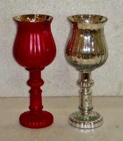 Glass Candle Stands