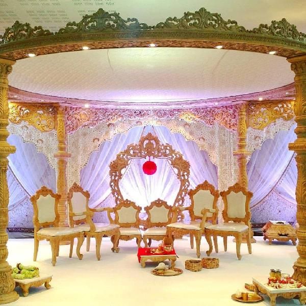 Wooden Mandap 03