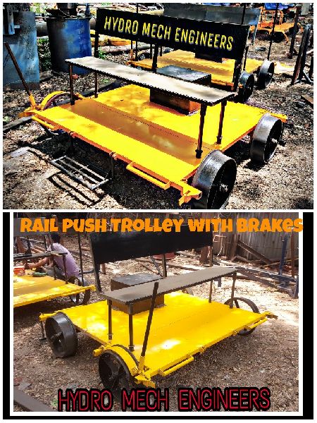 RAIL PUSH TROLLEY (with brakes)