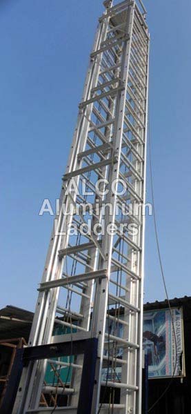 Aluminium Tiltable Tower Ladder 03