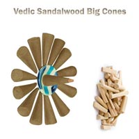 Vedic Sandal Big Cones 20 pcs