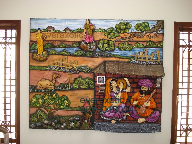 Rajasthani Murals,Rajasthani Wall Murals,Rajasthani Mural Painting