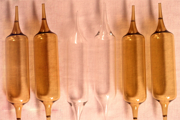 laboratory glass ampoules