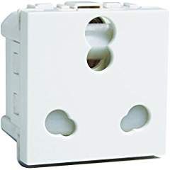Coral 6-16A Shuttered Socket