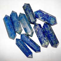 Lapis Lazuli Double Terminated Pencil Pendants
