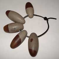 Lingam Pendant with Hole for Leather Cord